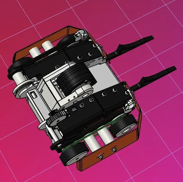 【机器人】Tantrum v2战斗机器人车3D数模图纸 STEP格式