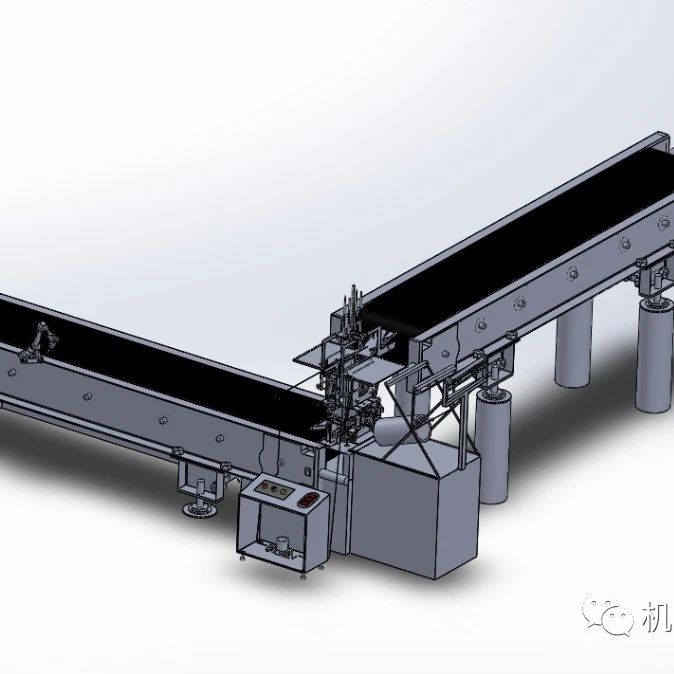 【工程机械】MCG2501包装机输送线3D图纸 Solidworks设计