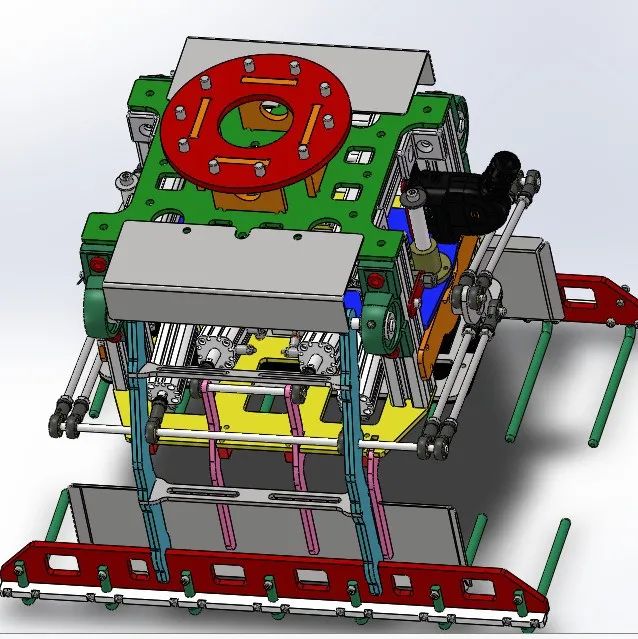 【工程机械】机器人抓袋器3D数模图纸 Solidworks设计