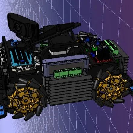 【机器人】Drifty Drafter麦克纳姆轮拍摄机器人车3D数模图纸 STEP格式