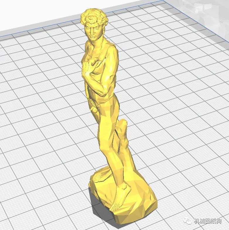 【3D打印】David sculpture大卫雕像模型3D打印图纸 STL格式