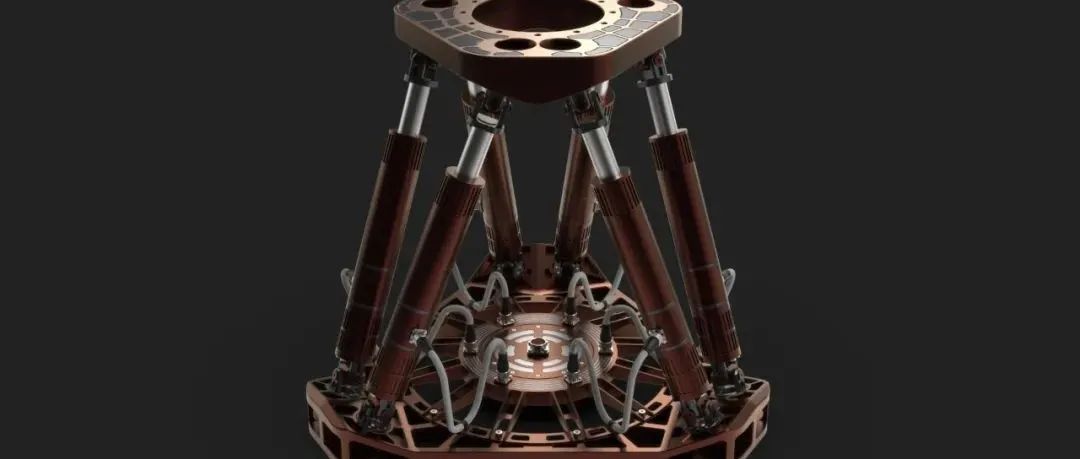 【机器人】HEXAPOD六自由度Stewart平台3D图纸 STP格式