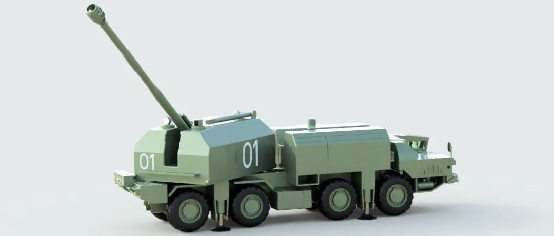 【3D打印】俄罗斯A-222海岸炮模型3D打印图纸 f3d slt格式