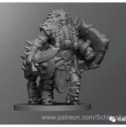 【3D打印】Lynel半兽人战士模型3D打印图纸 STL格式