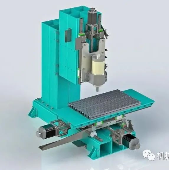 【工程机械】Milling CNC 450x250数控铣削机3D数模图纸 STEP格式