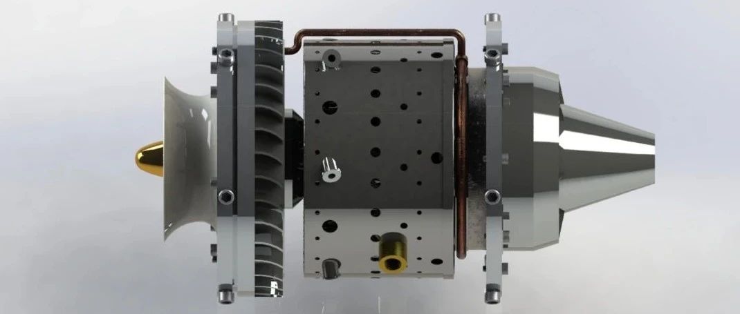 【发动机电机】Motor a Jato MW 54涡轮喷气发动机3D数模图纸