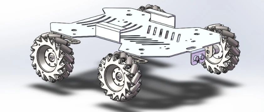 【机器人】Robot Wheels Mecanum麦克纳姆轮底盘3D数模图纸 IGS格式