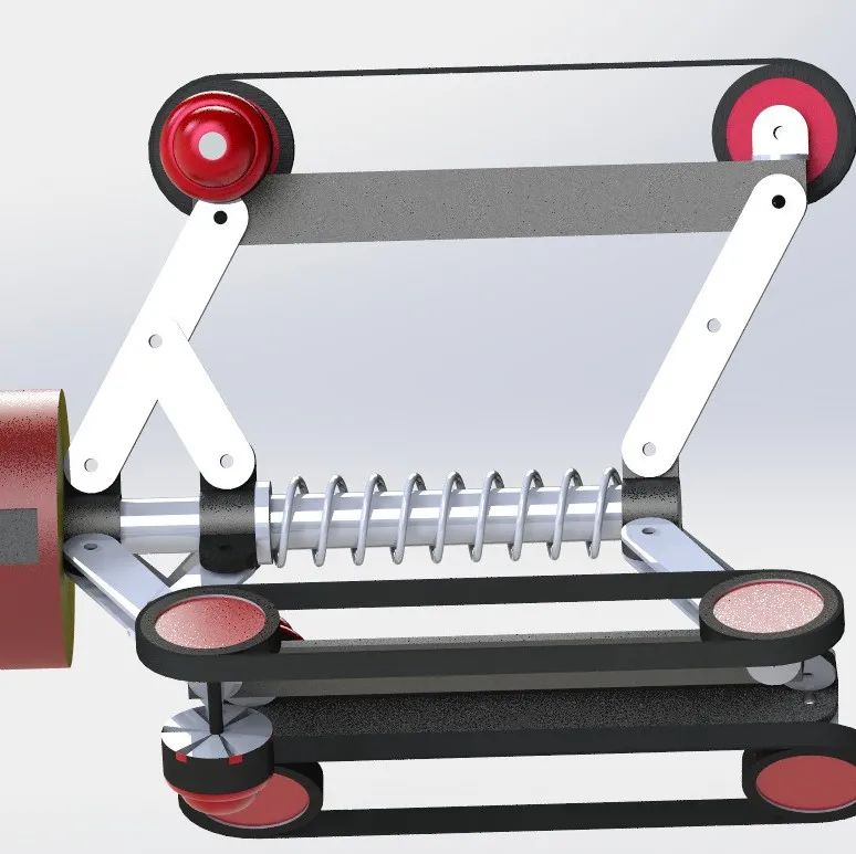 【机器人】In-pipe Inspection Robot管道内检测机器人3D数模图纸