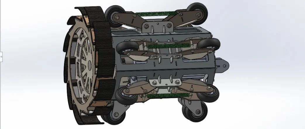 【机器人】Tube Grinding Robot管道机器人3D数模图纸 Solidworks设计