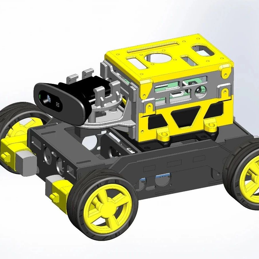 【机器人】CVR Rover V.1视觉小车3D数模图纸 Solidworks设计 附STEP格式
