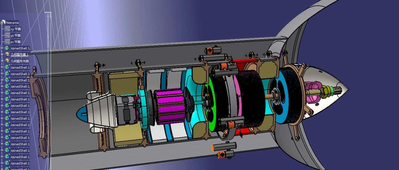 【工程机械】Tesla Gas Turbine特斯拉燃气轮机 特斯拉涡轮机3D数模图纸 IGS格式