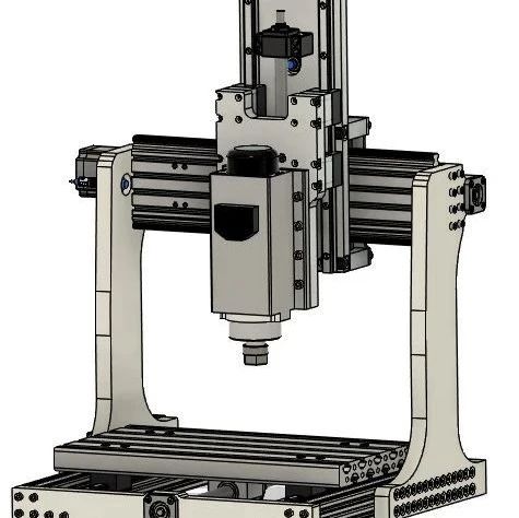 【工程机械】3018-cnc桌面数控铣床结构3D图纸 IGS STEP格式