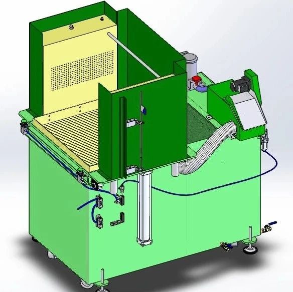 【工程机械】工业水洗设备3D模型图纸 X_T格式