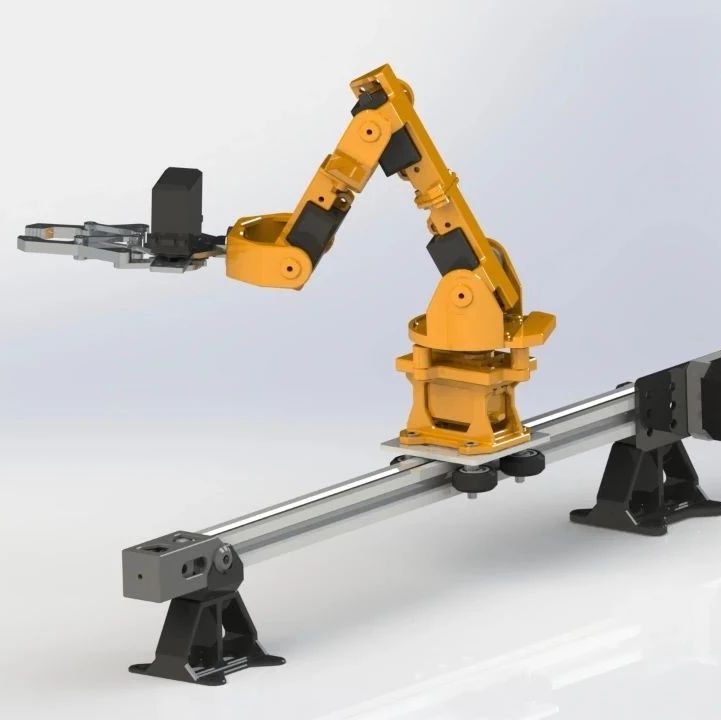 【机器人】Robot Arm 5 DOF V2机器人机械臂3D数模图纸 STEP格式