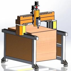 【工程机械】CNC ROUTER DUPLA MESA数控刨床3D数模图纸 
