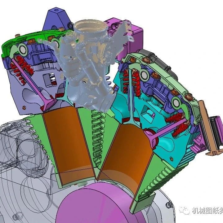 【发动机电机】Buell XB12发动机逆向模型3D图纸 Solidworks设计 附x_t格式