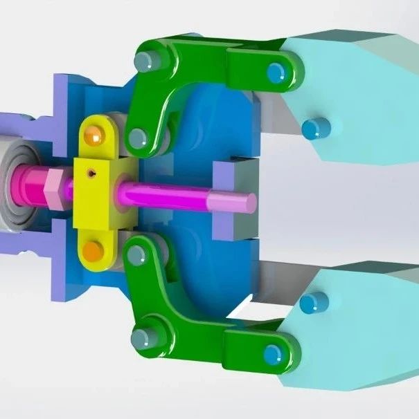 【机器人】Gripper机器人夹持器夹具3D数模图纸 Solidworks设计