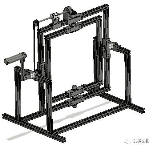 【工程机械】Rotocast Machine旋转机结构3D数模图纸 STEP格式