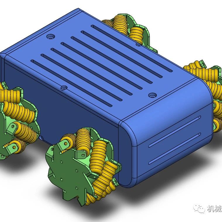 【其他车型】autotant麦克纳姆轮小车壳3D图纸 Solidworks设计