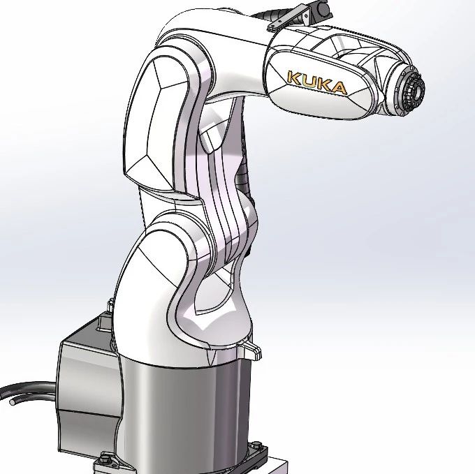 【机器人】KUKA KR3 R450机器人机械臂3D数模图纸 STP格式
