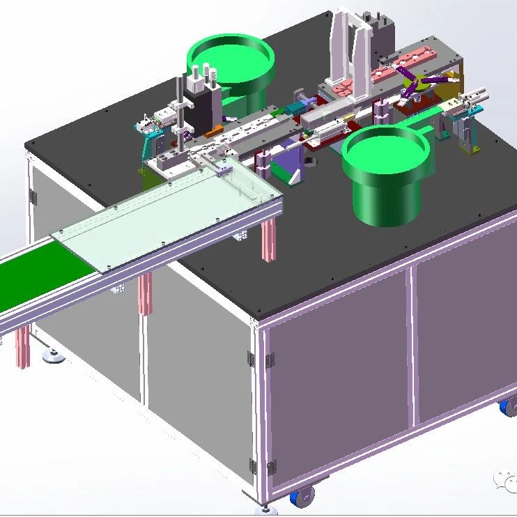 【非标数模】电池焊接设备3D数模图纸 Solidworks设计