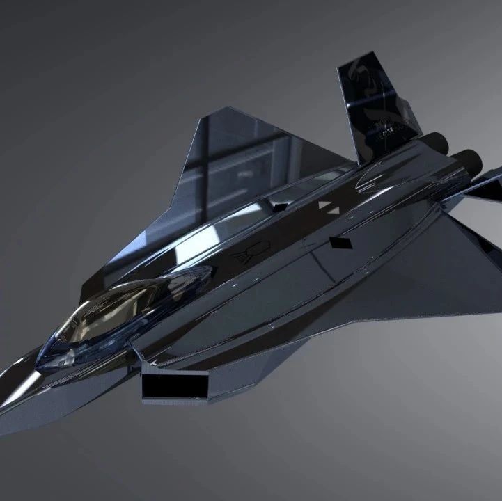 【飞行模型】土耳其歼击机TAI TF-X模型3D图纸 x_t格式