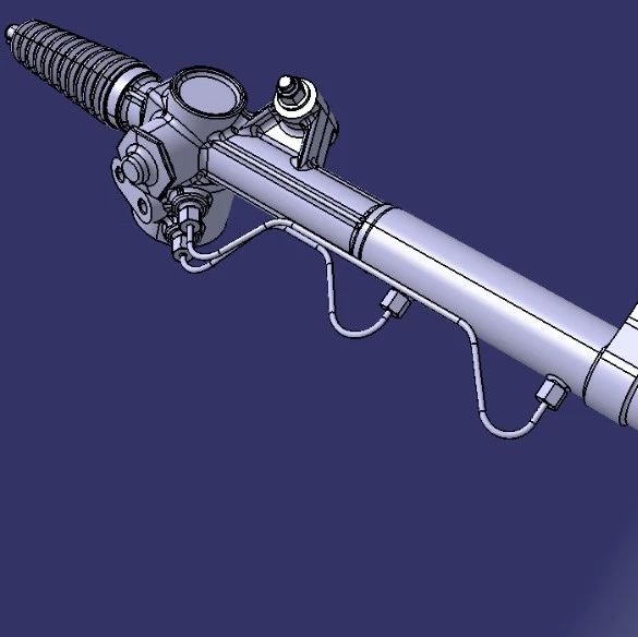 【工程机械】Steering Rack齿条转向3D数模图纸 STP格式