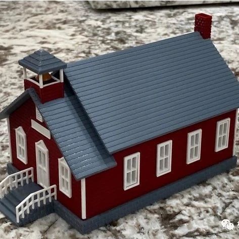 【3D打印】Schoolhouse一间小房屋模型3D打印图纸 STL SKP格式