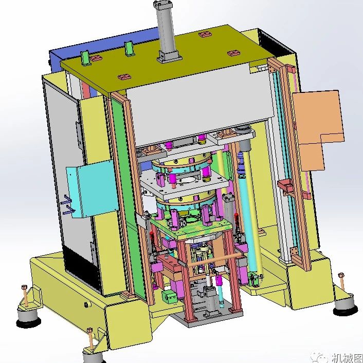 【非标数模】电机定子自动化组装机3D数模图纸 Solidworks设计 附STEP