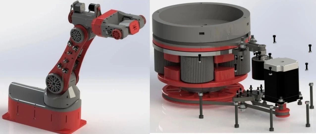【机器人】通用7自由度机械手模型3D图纸 Solidworks设计