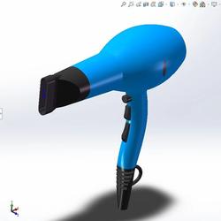 【生活艺术】Electric Hair Dryer电吹风机造型3D图纸 x_t格式