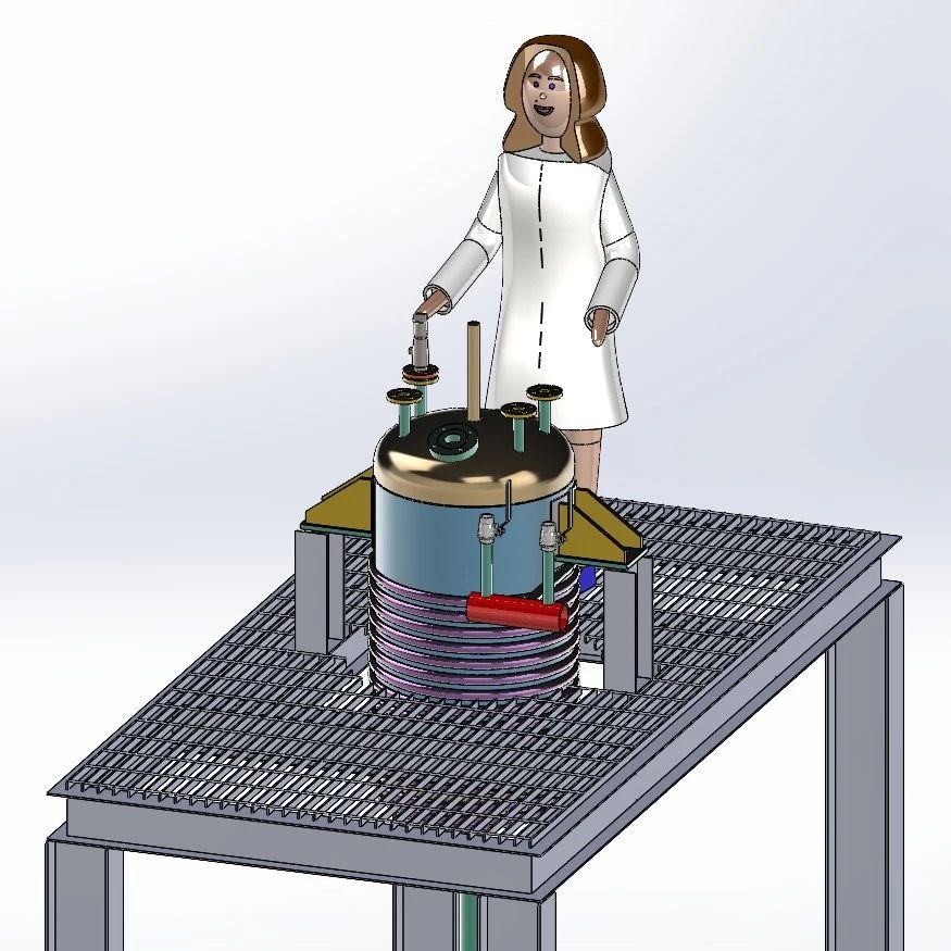 【工程机械】Reactor piloto试验反应堆模型3D图纸 Solidworks设计