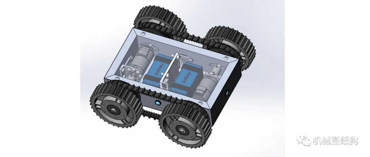 【机器人】隧道侦察机器人车3D图纸 Solidworks设计