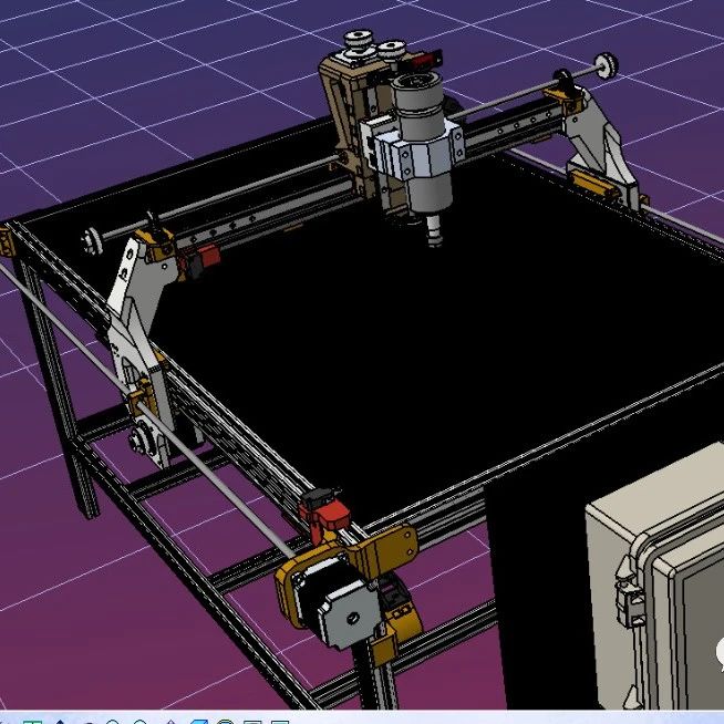 【工程机械】El Akra数控机床3D数模图纸 STEP格式