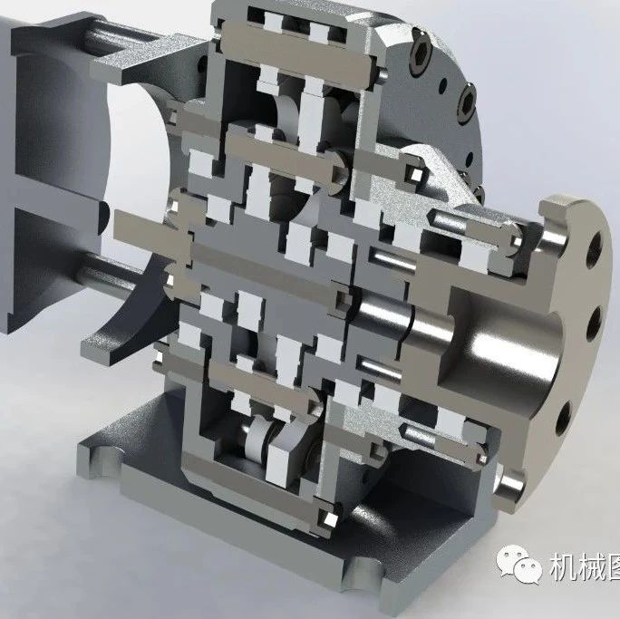 【工程机械】mkii-wip摆线传动结构3D数模图纸 STEP格式