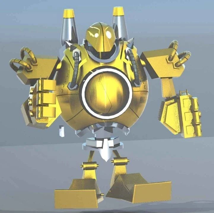【机器人】blitzcrank蒸汽机器人模型3D图纸 Solidworks设计