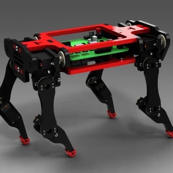 【机器人】Freenove 12自由度四足机器狗模型 （适合激光切割）3D图纸 x_t igs格式