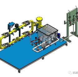 【工程机械】Pressure Reducing System减压系统模型3D图纸 x_t格式