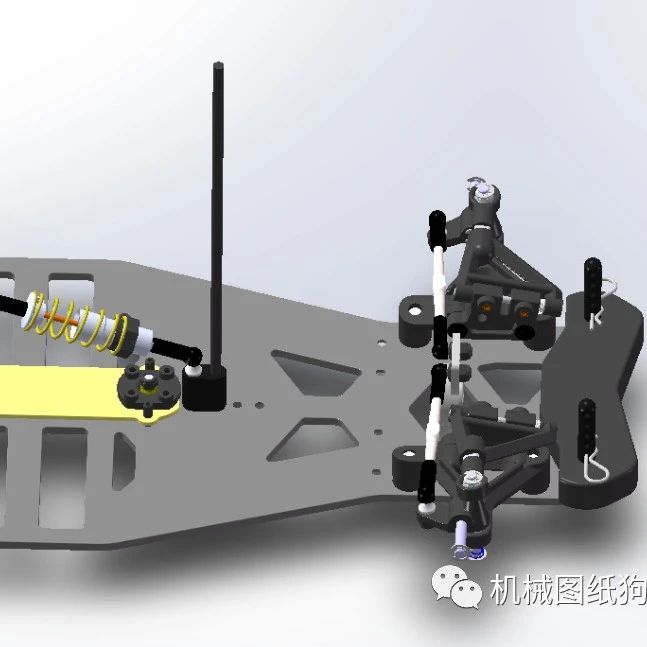 【RC遥控车】CEFX C12 Evo2 RC遥控车模型3D图纸 x_t STEP格式