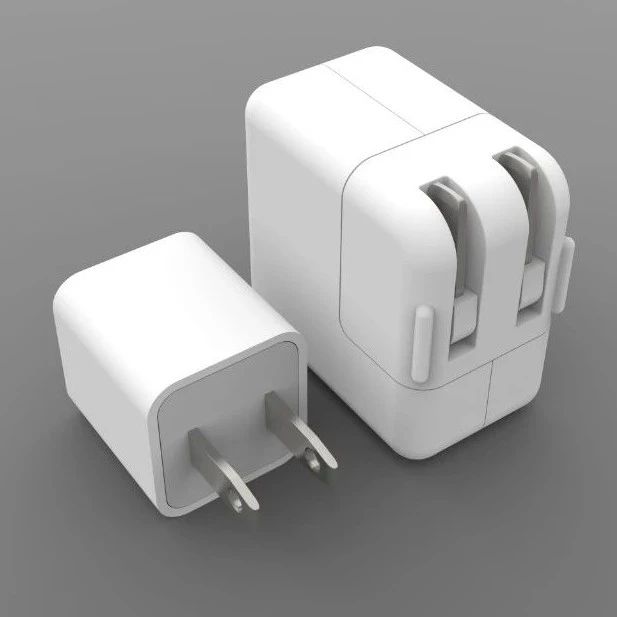 【生活艺术】apple苹果手机充电头3D数模图纸 Solidworks设计 附STEP