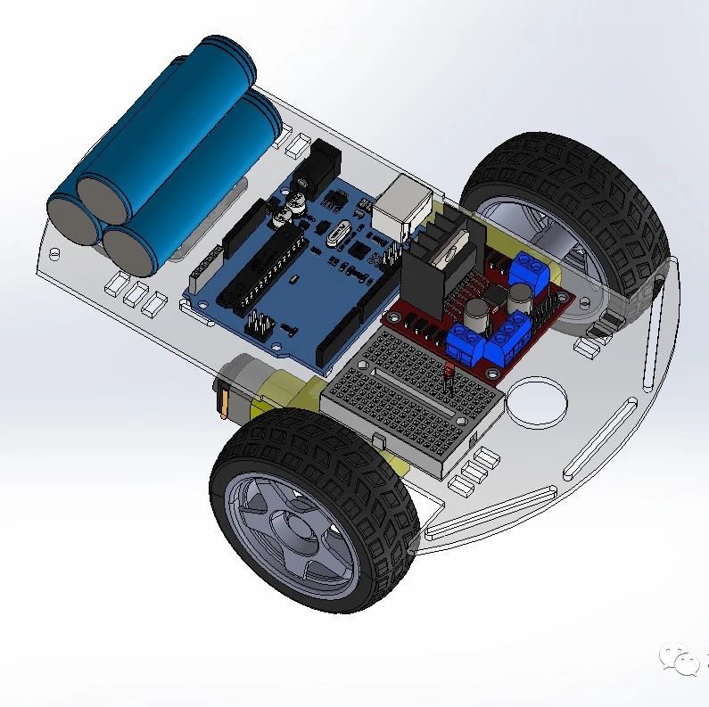 【其他车型】Line follower编程玩具小车模型3D图纸