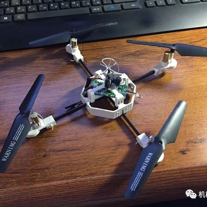 【飞行模型】Quadrocopter有刷电机四轴飞行器3D图纸 Solidworks设计