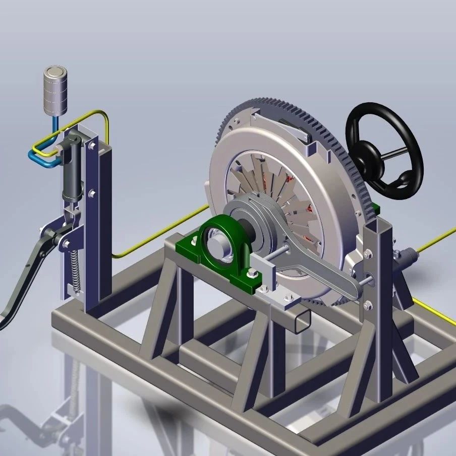 【工程机械】clutch-98离合器结构3D图纸 Solidworks设计