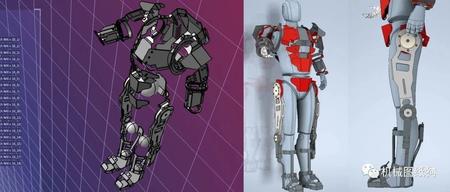 【机器人】javelin铁皮外骨骼铠甲模型3D图纸 STP格式