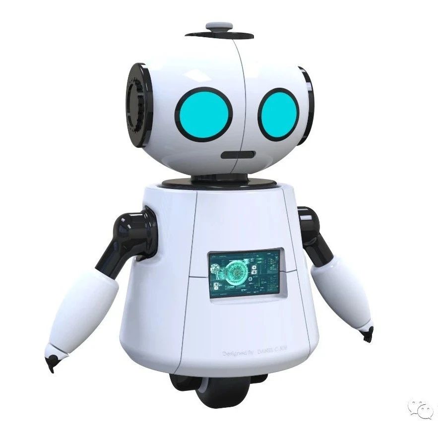 【机器人】Little Robot独轮机器人模型3D图纸 IGS格式