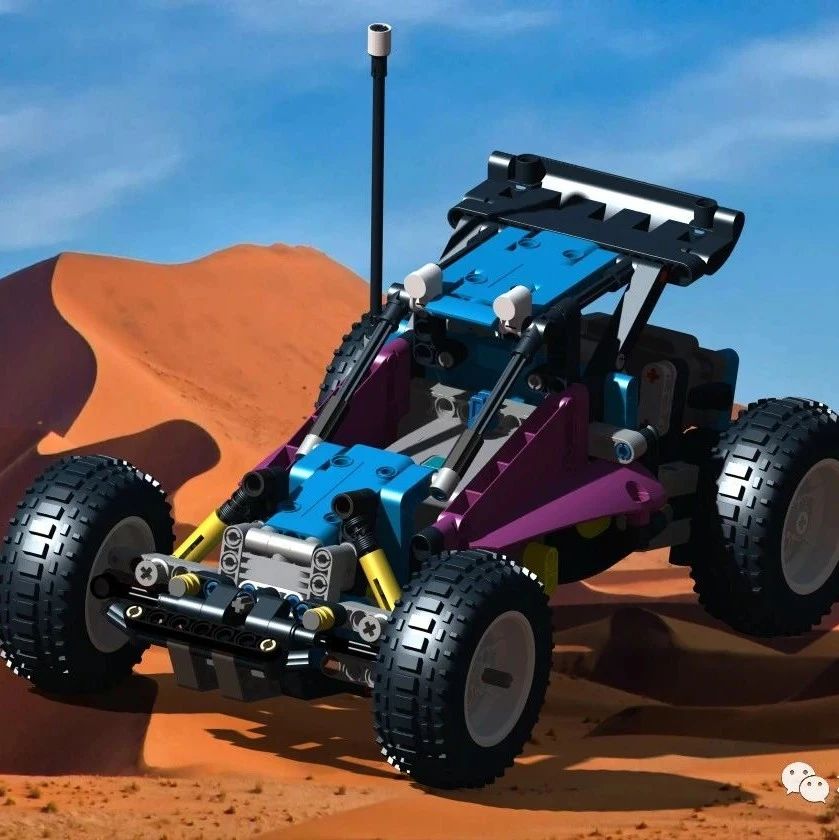 【其他车型】Buggy 42124 遥控越野车积木拼装模型3D图纸 STP格式