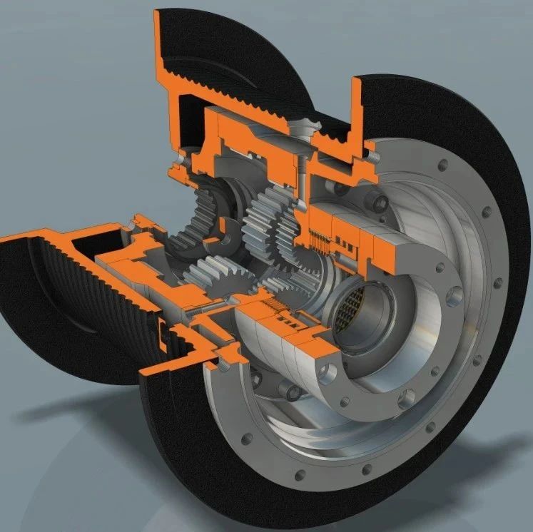 【工程机械】Winch绞盘齿轮箱结构3D图纸 IGS格式