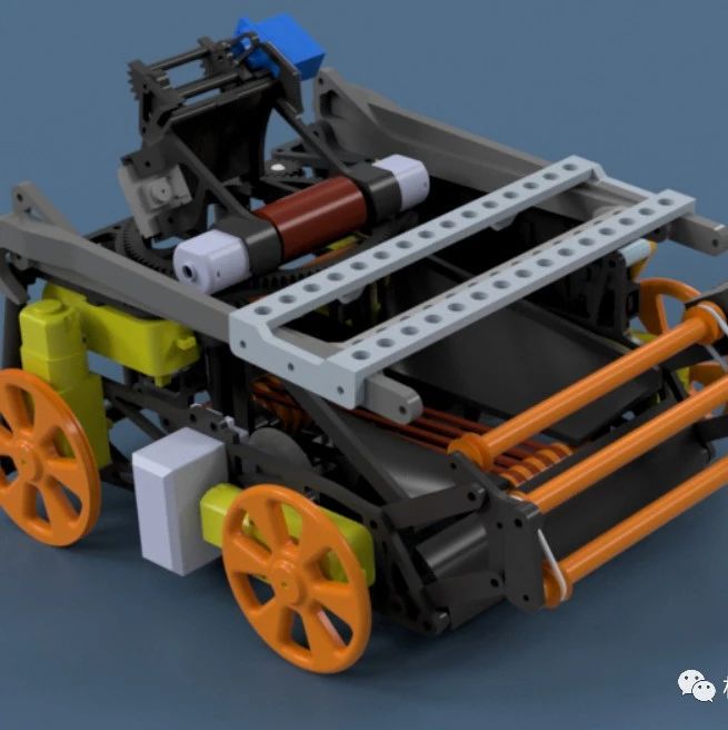 【机器人】minifrc7 LOWROLLERS比赛机器人车3D图纸 STEP格式