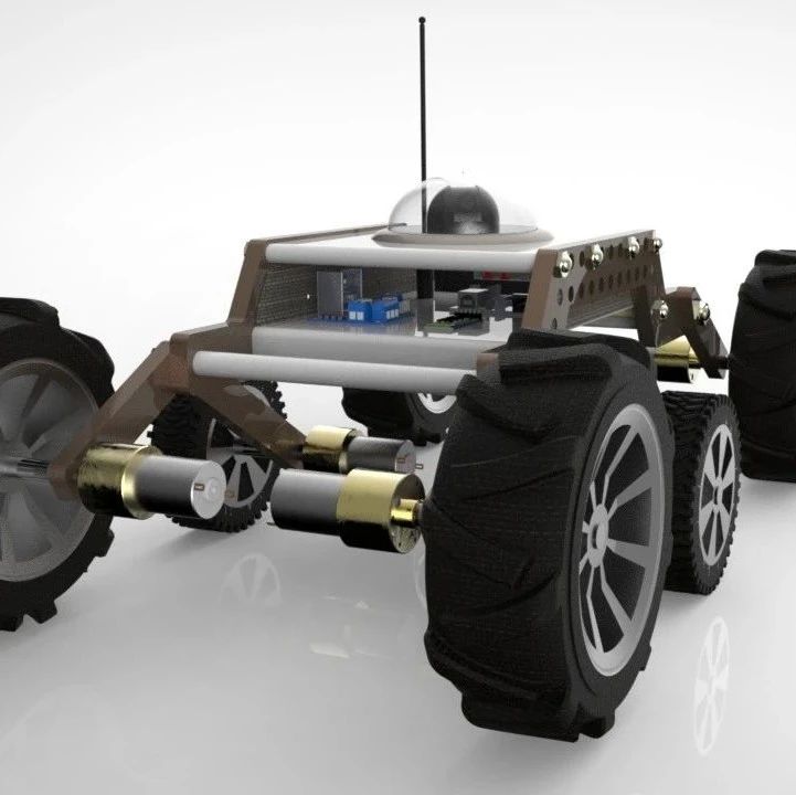 【机器人】rocky-bugy UGV机器人小车3D图纸 Solidworks设计