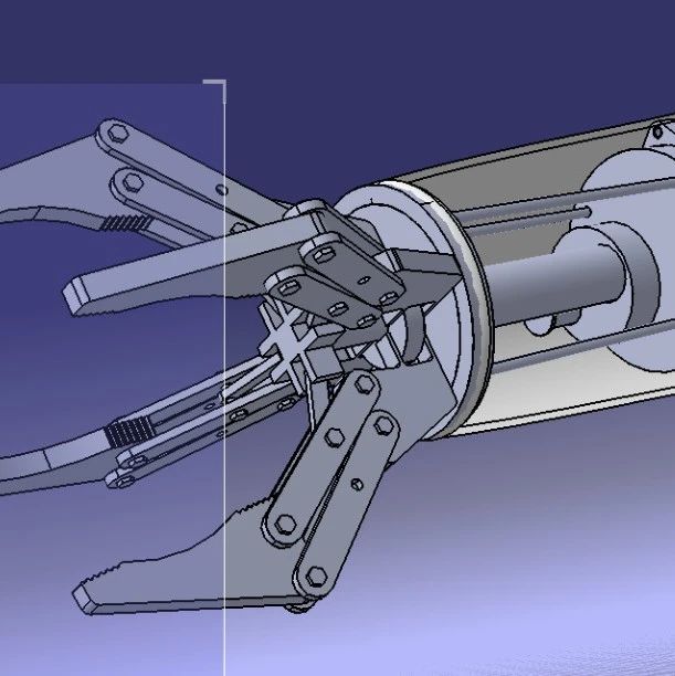 【机器人】bionic-arm四爪机械臂3D数模图纸 IGS格式